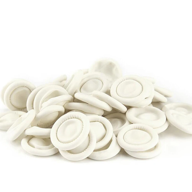 

(About 2800) Latex Finger Cots, Disposable Middle Finger Protective Cot Finger Gloves