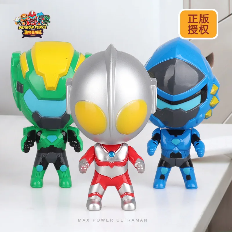 Подлинный игрушечный Супермен Ultraman Universe в штучной упаковке, пластиковая статуэтка, голова руки, Мобильная комбинация яиц ОТТ, подарок
