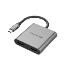 USB C to 2 HDMI Dual 4K Displays Digital AV Adapter for MacBook Pro (Thunderbolt 3), 2018 2019 Mac Air/iPad Pro, XPS 13/15 USB C to 2 HDMI Dual 4K Displays Digital AV Adapter for MacBook Pro (Thunderbolt 3), 2018 2019 Mac Air/iPad Pro, XPS 13/15