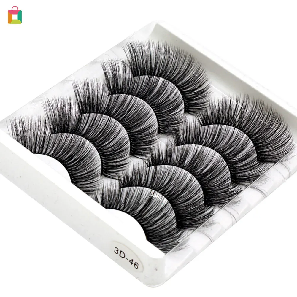 

BeautyBigBang 3D Handmade Fake Lashes Natural Multi-layer Plastic False Lashes Kits