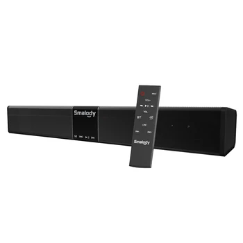 

TV Bluetooth Speaker Portable Wireless Sound Bar Dual Loudspeakers 10W with Alarm-clock LED Display Handsfree Call AUX