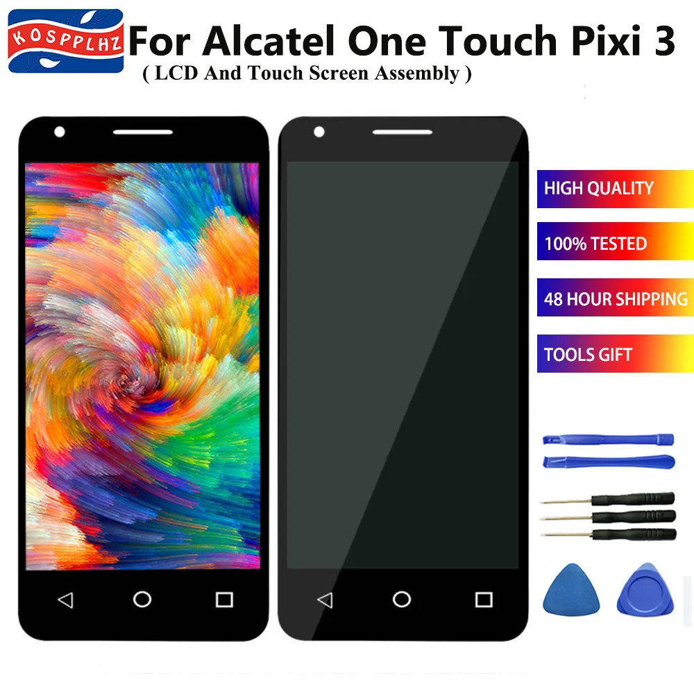 ЖК-дисплей 4 5 дюйма для Alcatel One Touch Pixi 3 4027D 4027X OT4027 4027 OT5017 5017E 5017D 5017 с фотографией |