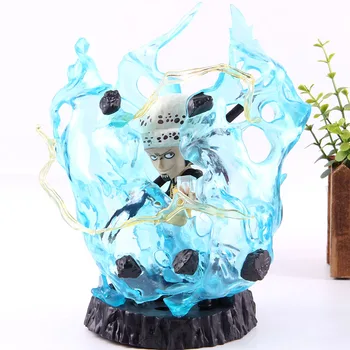 

Anime One Piece Law Figure GK Statue Trafalgar Law with LED Light One Piece Action Figure Toy PVC Collectible Model Toy