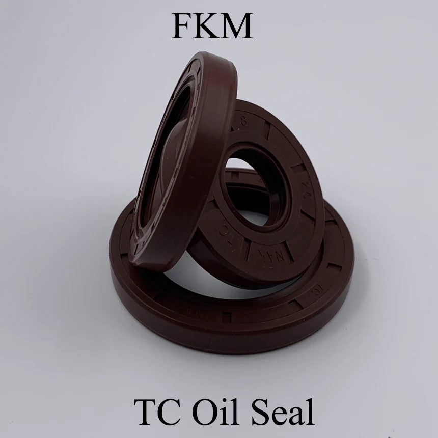 30*46*7/8 30x46x7/8 30*47*7/10 30x47x7/10 Fluoro FKM Fluorine Rubber Spring Double Lip TC Gasket Radial Shaft Skeleton Oil Seal |