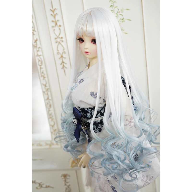 Новый стиль 1/3 1/4 1/6 Bjd парик высокая температура длинные модные волнистые