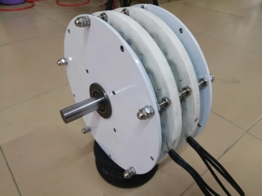 

High Efficiency Multi-layer Superimposed Disc Type Ironless Generator Free Energy Generator