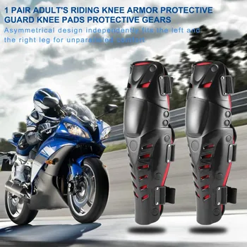 

New 1 Pair of Adult's Riding Knee Armor Protective Guard Knee Pads Protective Gears for Motorcycle Motocross Racing