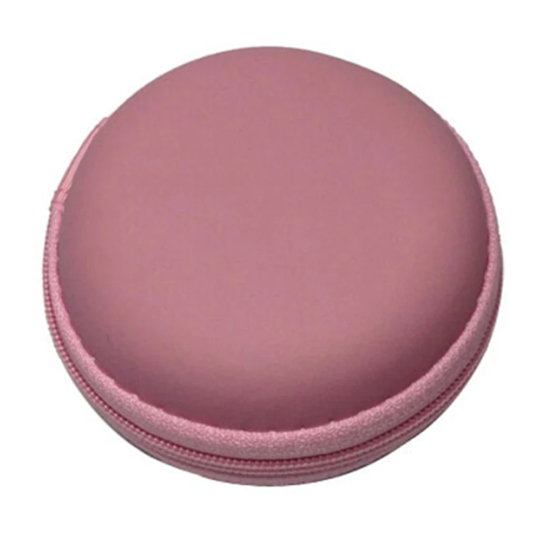 Pink 1 шт. портативный жесткий чехол для хранения монет деньги сумка кошелек бумажник для женщин леди подарок - Цвет: Pink