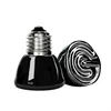 220V Far Infrared Heating Lamp Black Ceramic Emitter Light E27 Pet Warmer Bulb Brooder Chickens Tortoise Lizard Reptile Light