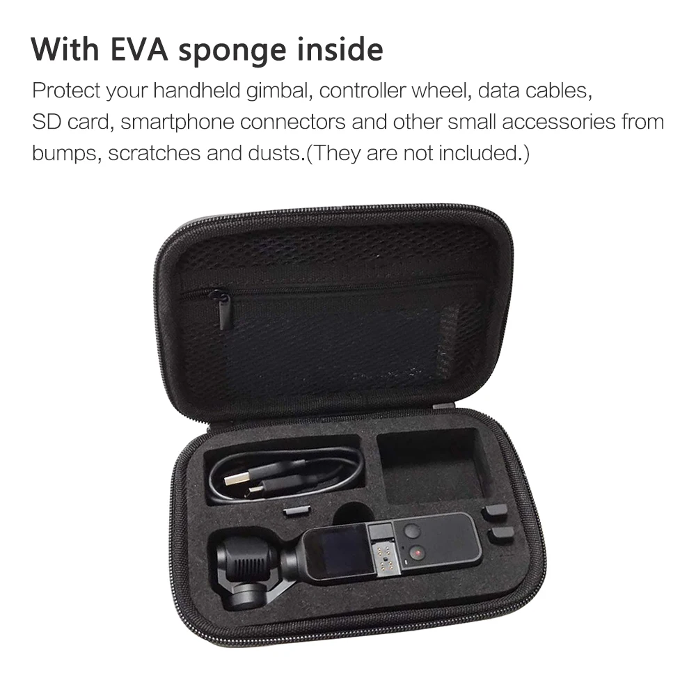 Мини защитный чехол для путешествий EVA Box сумка для хранения совместима с DJI OSMO Pocket Handheld Gimbal камера и аксессуары