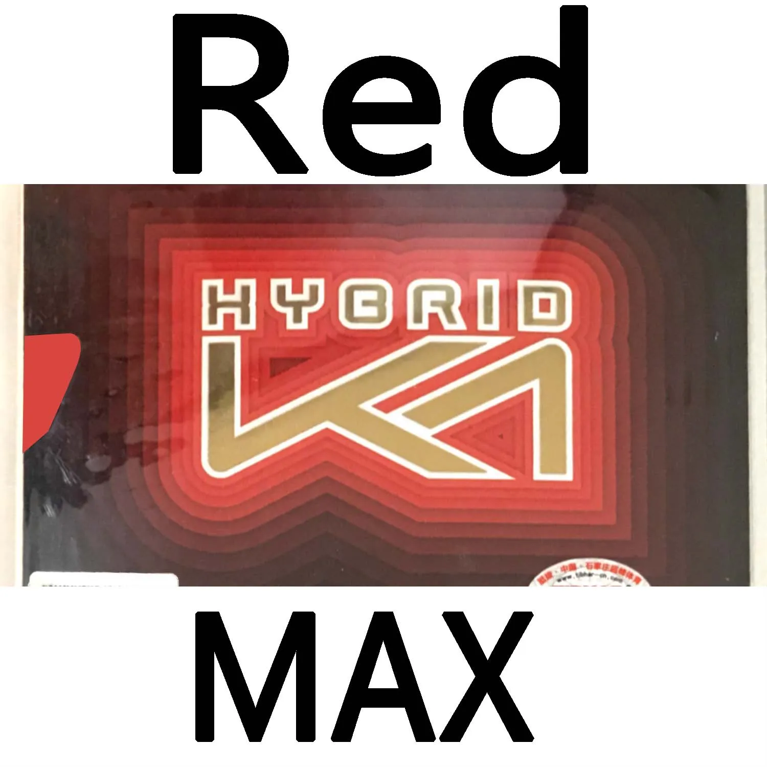 Tibhar Hybrid K1/K1 PLUS с бугорками резиновый для настольного тенниса ракетка Летучая мышь - Цвет: K1 red MAX