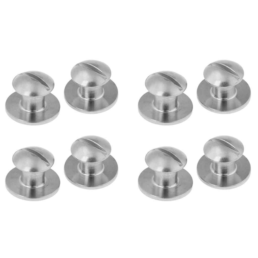 8 Pack Scuba Dive Book Screws for Back Plate, Underwater Accessories Assembly Attachment Hardware 8 Pack Scuba Dive Book Screws for Back Plate, Underwater Accessories Assembly Attachment Hardware