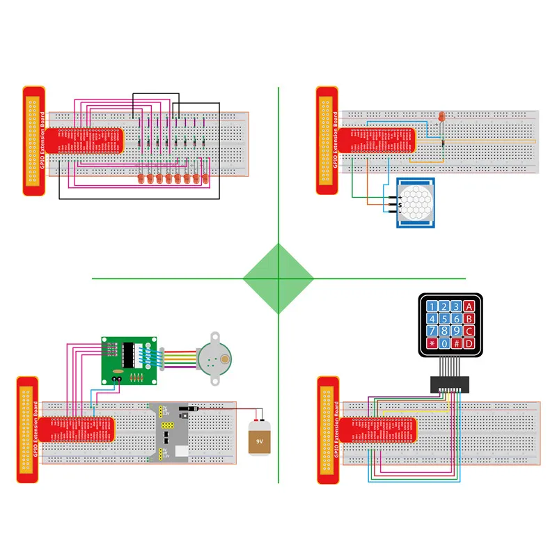 Суперстартовый набор LAFVIN для Raspberry Pi модель 3B + 3A 2B 1B 1A Zero W Diy Kit|Демонстрационные