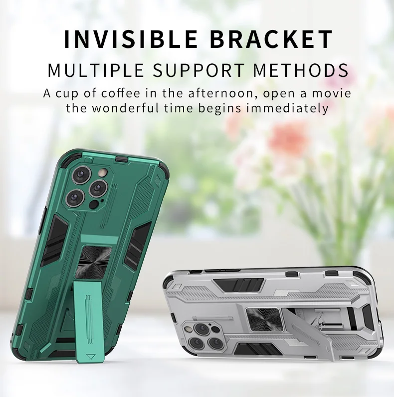 Armor Metal Magnetic Phone Case For Oppo Reno Find F19 X3 5Z 5G K9 4G Lite 5F 6 Pro Plus 5  Invisible Bracket Protector PC Cover
