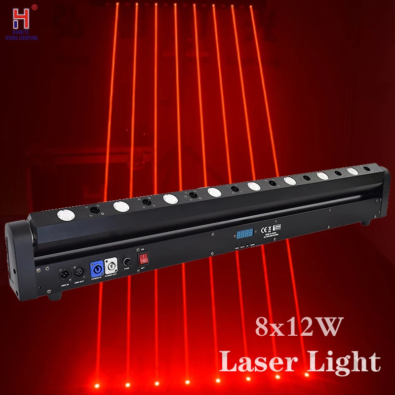 Сценическое оборудование 8X12W Rgbw 4 в 1 светодиодная Подвижная головка световая