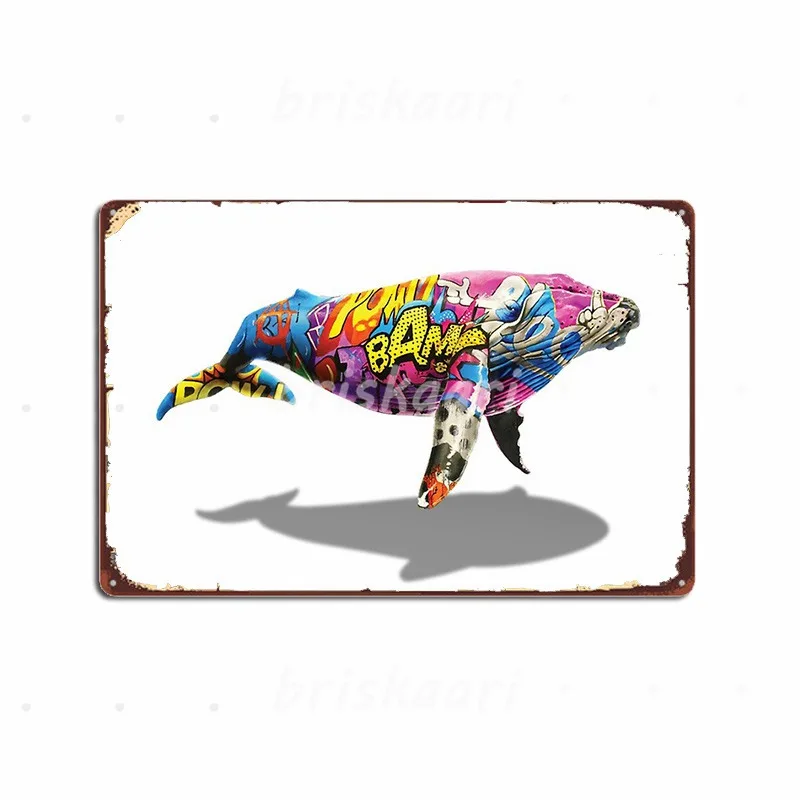 

Tagged Whale Metal Signs Custom Mural Painting Party Wall Cave Metal Posters