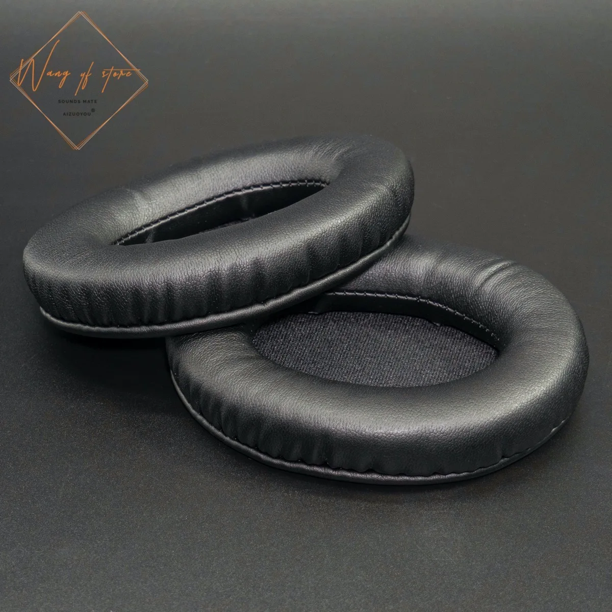 Almofada Oval em Formato de Ovo em Couro Macio Almofada para Fone de Ouvido em Espuma Elipse para Mpow H20 Qualidade Perfeita Versão sem Preço - Image 5
