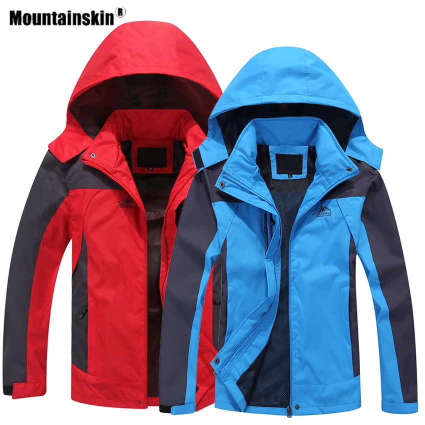 

Mountainskin Men Women Hiking Thin Jackets Spring Autumn Outdoor Climbing Sports Windbreaker Camping Trekking Running Coat VA570