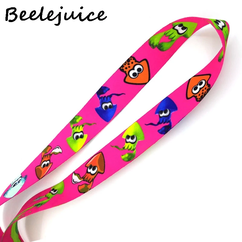 24pcs Octopus funny cartoon Neck Lanyard keychain Mobile Phone Strap ID Badge Holder Rope Key Chain Keyrings cosplay Accessories
