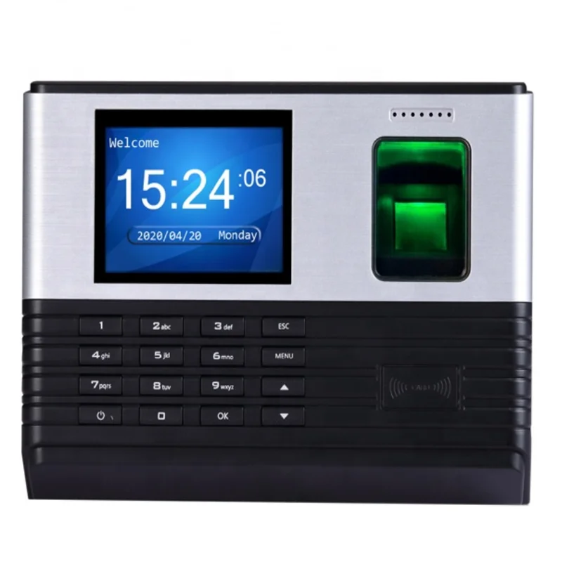Realand A-L355 2.8 Inch TFT Screen 5000 Fingerprint Time Attendance Optional for WIFI and Battery Backup