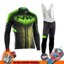 Northwave Pro Team Зимняя одежда для велоспорта дышащая Ropa Ciclismo Одежда с длинным рукавом для горного велосипеда спортивная одежда для улицы