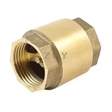 " PT Женская резьба вертикального типа латунный тон пружинный обратный клапан