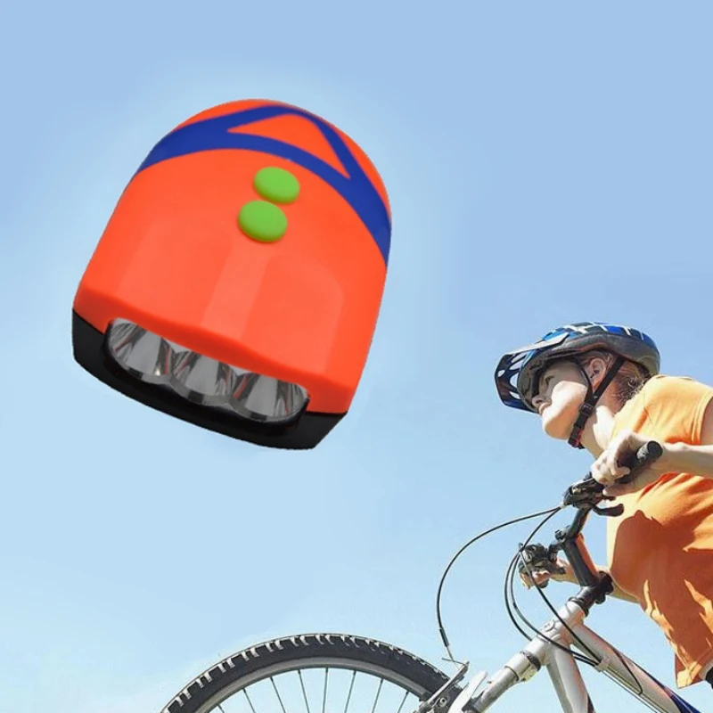 Велосипедный светильник светодиодный велосипедный светильник передний с колокольчиком для горного велосипеда головной светильник для кемпинга мигающий светильник аксессуары для велоспорта