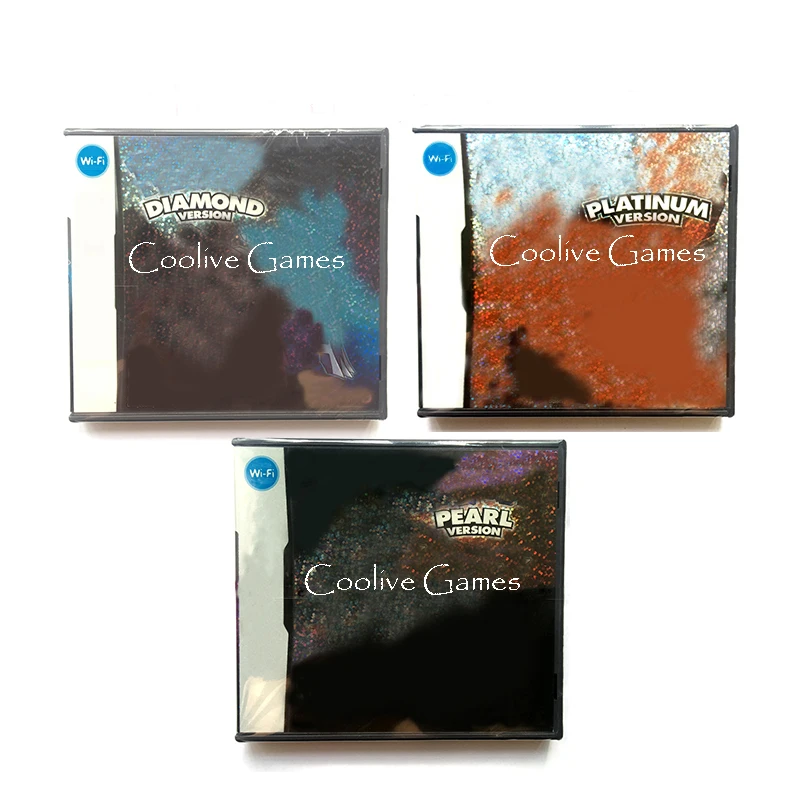 

Platinum Pearl Diamond Video Game Accessories Parts Compilation Cartridge Card For Full Version Console English Language