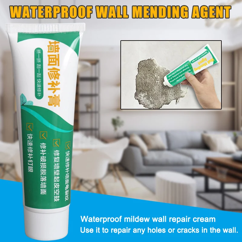 

1/2/3pcs Wall Mending Agent Repair Cream Crack Repairing Quick Drying for Home Kitchen DAG-ship