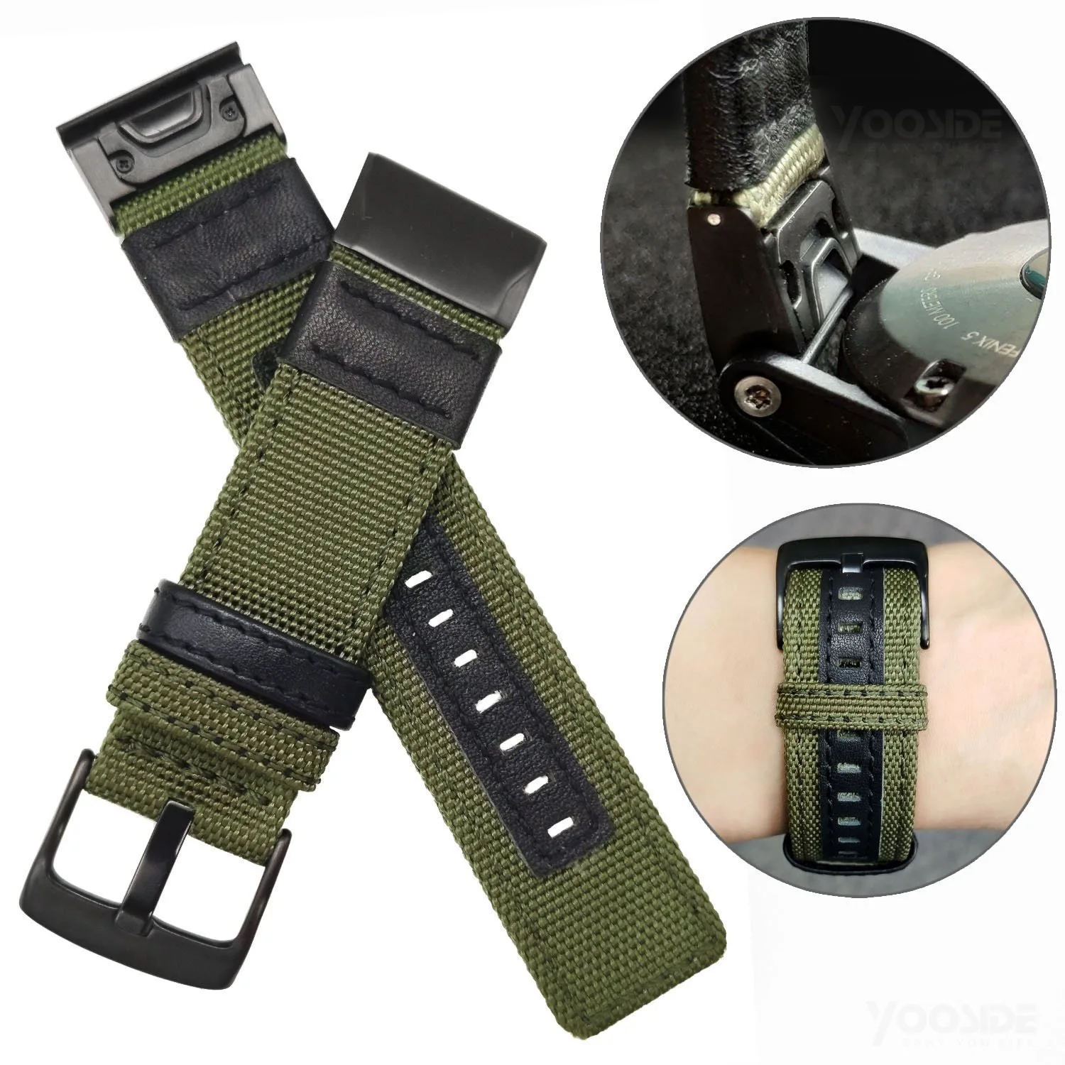 Ремешок нейлоновый спортивный для Garmin Fenix 6X 6 6S Pro 5X 5 5S Plus 3 HR 20 мм|Ремешки часов| |