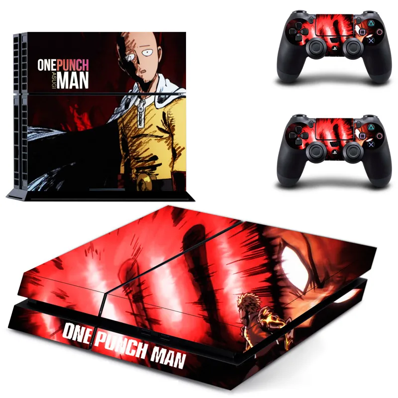 Один кусок Dragon Ball one Punch Man Наруто PS4 Кожа Наклейка для консоли playstation 4 и 2 контроллера skins PS4 наклейка s