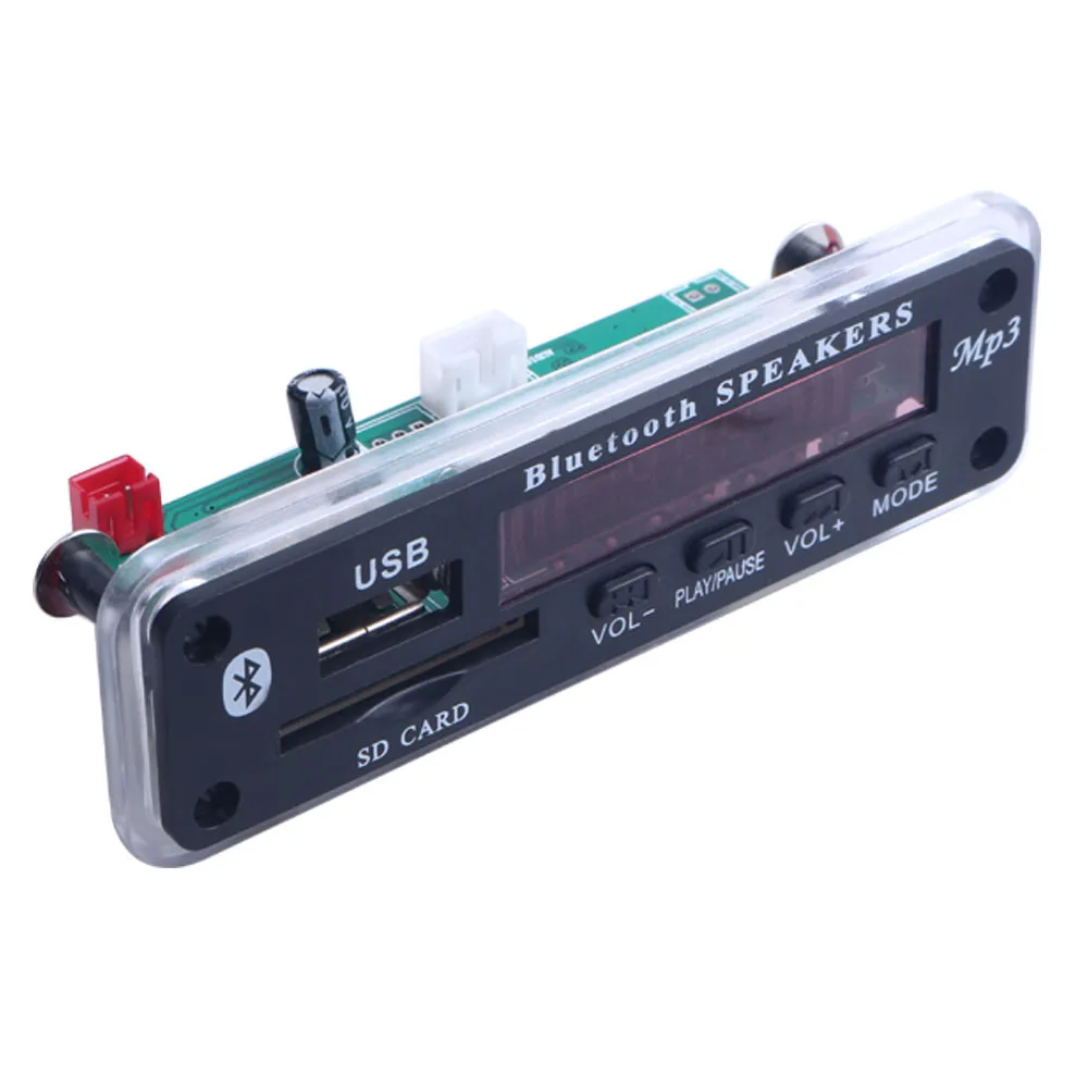 Аудио модуль MP3 WAV WMA декодер плата беспроводной bluetooth Поддержка USB SD AUX FM аудио радио модуль автомобильные аксессуары