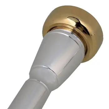 

Silver Trumpet Mouthpiece & 4 Sizes Convertible 2b 2c 3b 3c & 2 Trumpet Heads