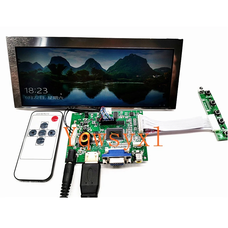 Плата ЖК-контроллера HD + VGA 2AV Audio 7 8 дюйма AA078AA01 800X30 ЖК-экран для автомобильного