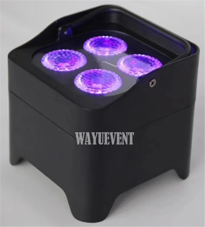 4x18 Вт Led Par Light DMX512 батарея Беспроводное профессиональное освещение сцены дистанционное управление Свадебный размытый свет