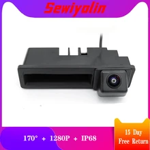 

Vehicle Reverse Camera Car HD AHD Starlight Night Vision 170 Degrees Fisheye Lens Trunk Handle For Audi A3 A4 A6 A6L S5 Q7