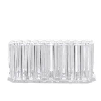 

1 pc Makeup Brush Holder 26 Slots Transparent Acrylic Desktop Display Case Organizer Storage Container for Lip Liner Eyeliner