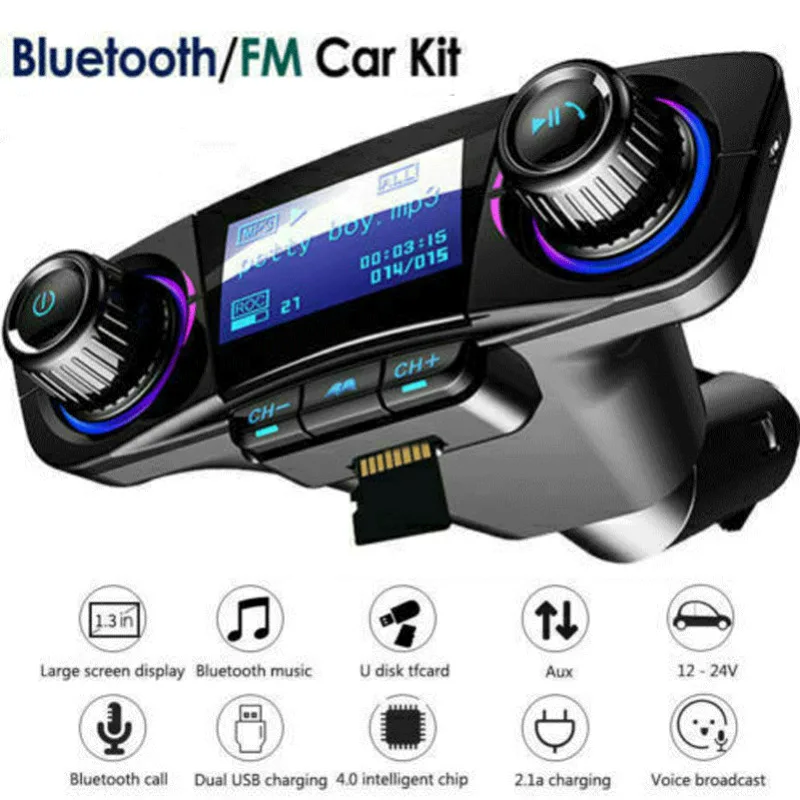 Bluetooth автомобильный fm-передатчик MP3-плеер Hands free радио комплект USB