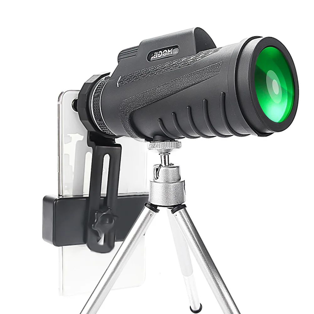 

40X60 Night Vision Hiking Bird Watching Waterproof Powerful Hunting HD Professional Handheld Dual Focusing Monocular Telescope