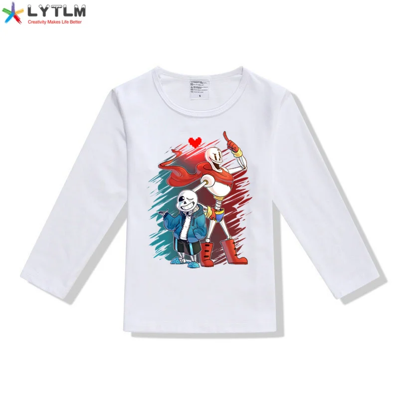 LYTLM/футболка для мальчиков Модальные футболки с длинными рукавами для маленьких мальчиков одежда на Хэллоуин для детей, реглан, Детские футболки для мальчиков - Цвет: CX White