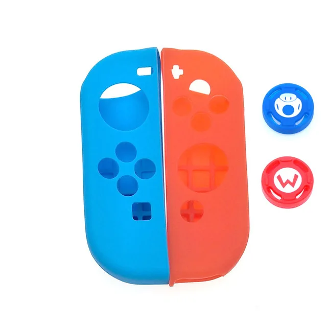 7 4-1 Joycon защитный чехол Joy Cons Grip гелевый защитный переключатель Joy Con контроллеры силиконовый Противоскользящий чехол Joycons - Цвет: 7