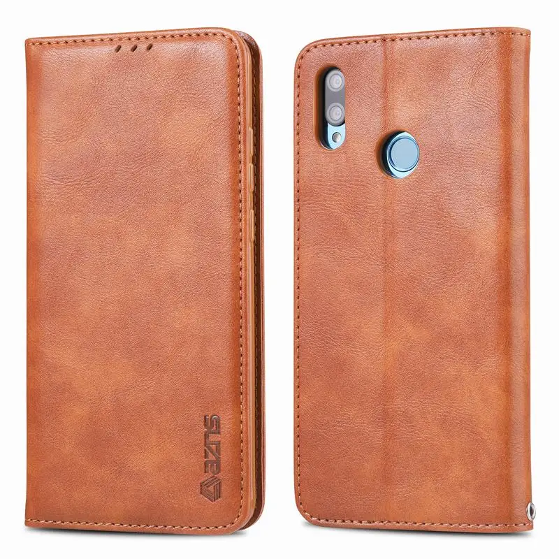 Для Funda huawei Y7 Чехол Флип кошелек Магнитный чехол для huawei Y9 Чехол кожаный роскошный Винтажный чехол с держателем для карт