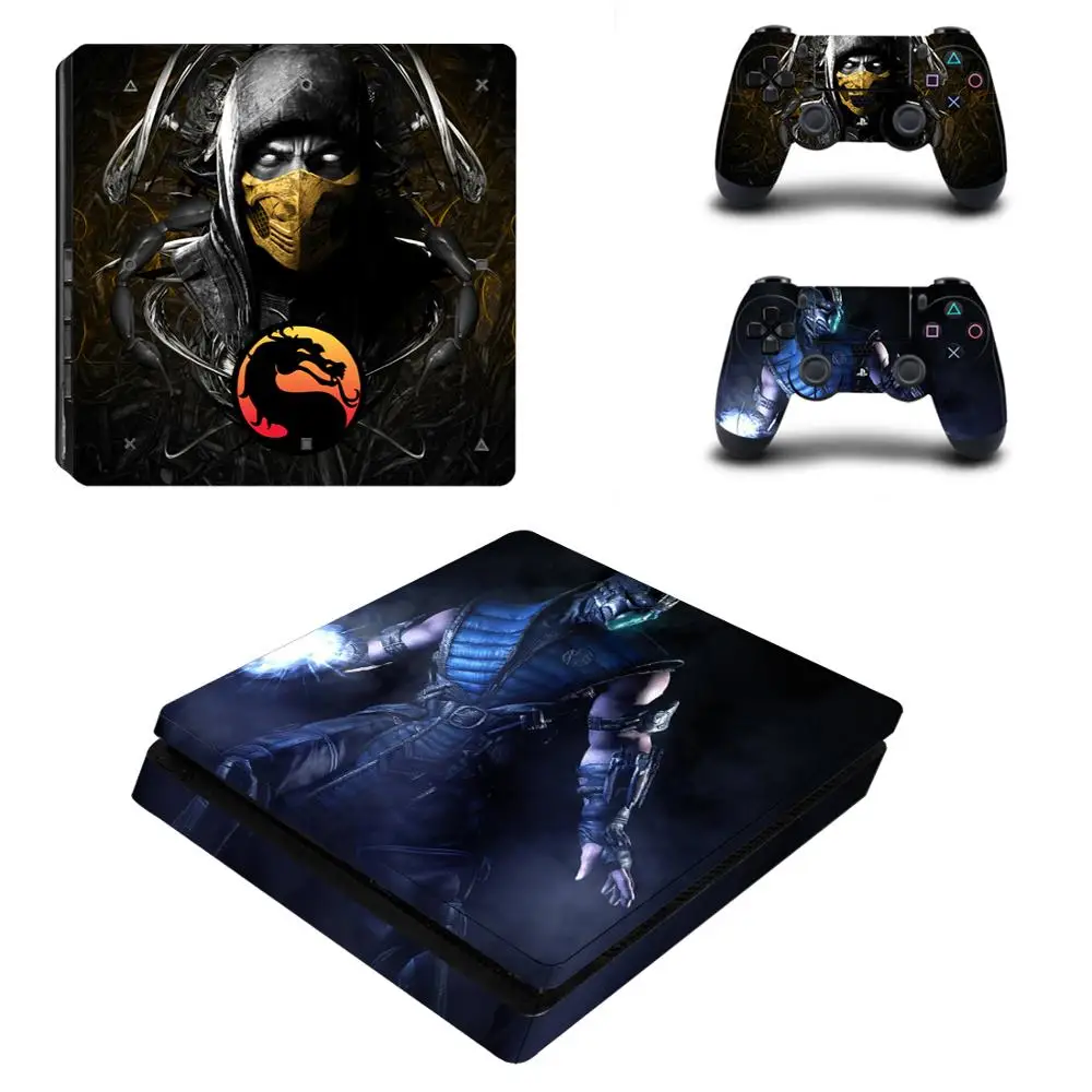 Mortal Kombat 11 полное покрытие лицевые панели PS4 тонкая кожа Стикеры Виниловая