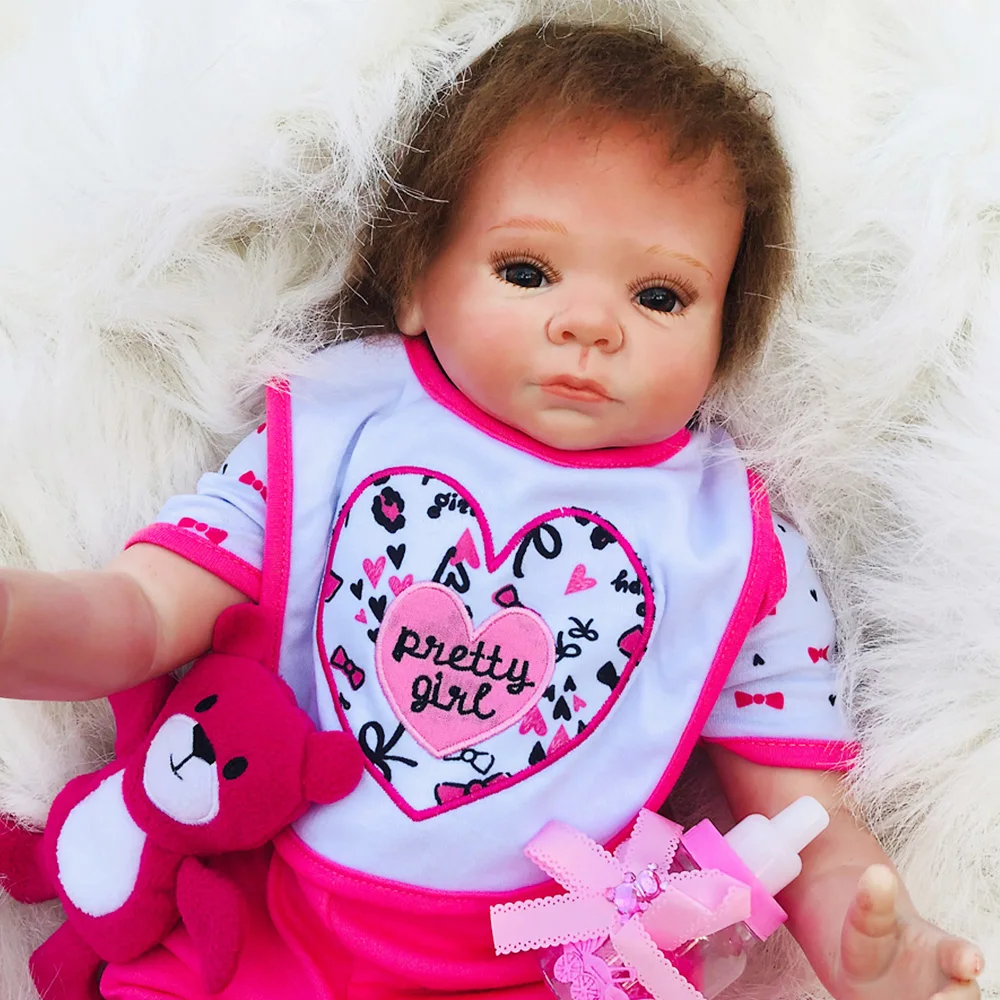 OtardDolls Bebe Reborn куклы 48 см Reborn Baby Doll мягкие виниловые силиконовые игрушки для новорожденных девочек