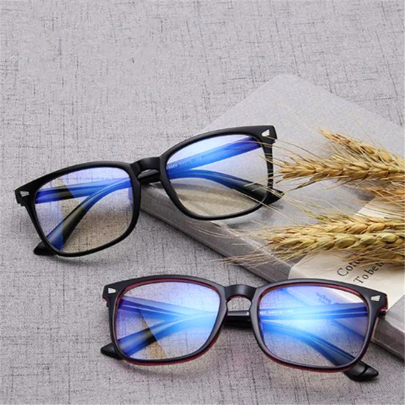 

1 PC Fashion Women Men Eyeglasses Transparent Computer Glasses Spectacle Frame Anti Blue Ray Clear Lens Optical Eyeglasses