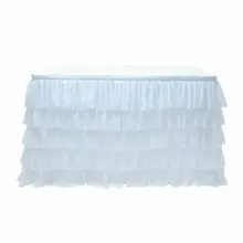 Тюлевая юбка-пачка для свадебной вечеринки; столовые приборы для дня рождения; Рождественский Декор