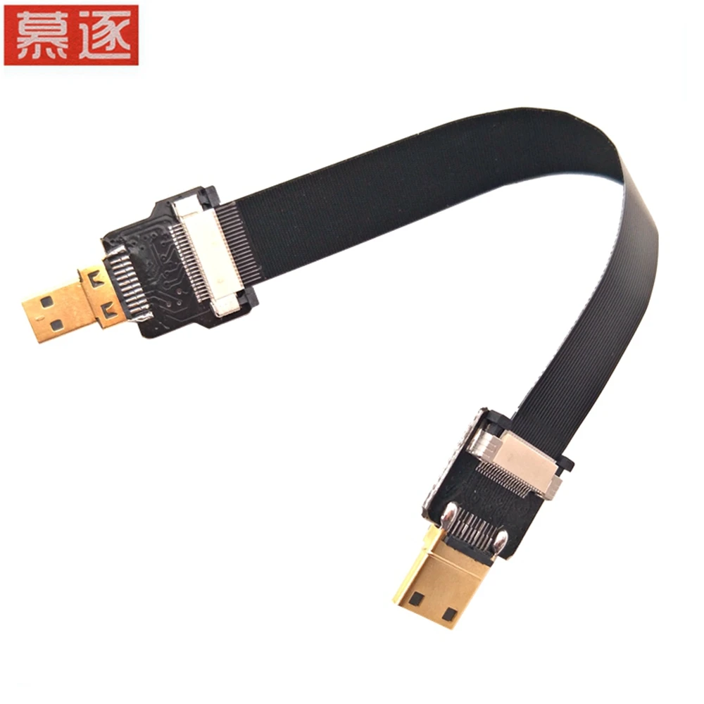 FPC flexible cable UAV aerial photo transfer FPV micro HD-compatible to mini HD-cable HD line camera special | Компьютеры и офис