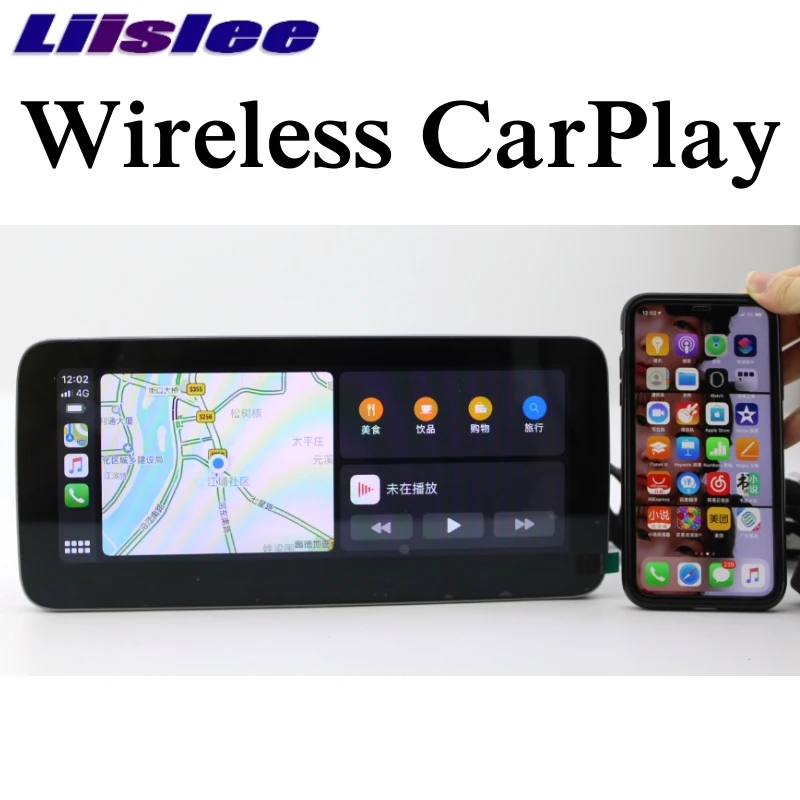 Liislee Wireless CarPlay Adapter Box Bluetooth auto connect Touch Screen Phone Car Radio By Head Unit For Safe Driving Control 0