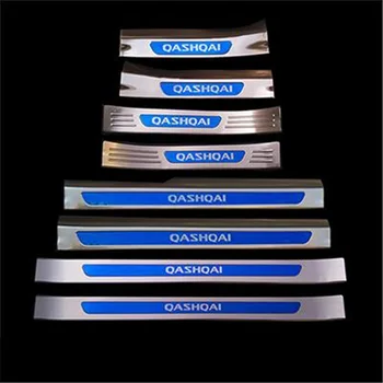 

Car Styling For Nissan Qashqai J11 Accessories 2016 2017 2018 Scuff Plate/Door Sill Scuff Plate Guard Pedal Protector