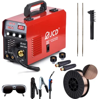 Online JCD 220V Welding Machine DC Inverter ARC Welder 200A IGBT MMA Digital Adjustable Welder For Home DIY Repair Beginners Welder